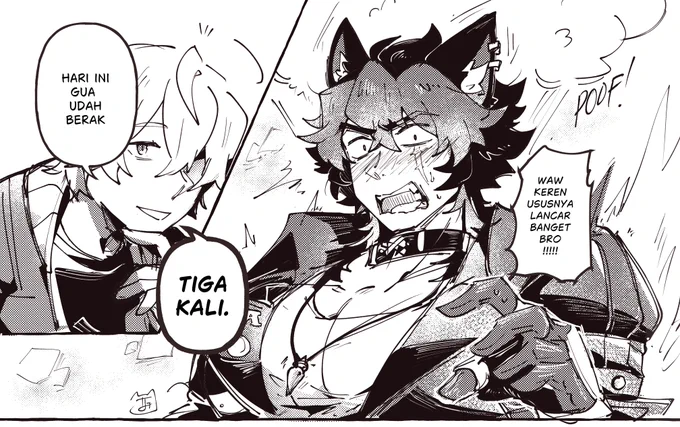when you just wanna draw the scene and don't give a damn about proper dialogue 
