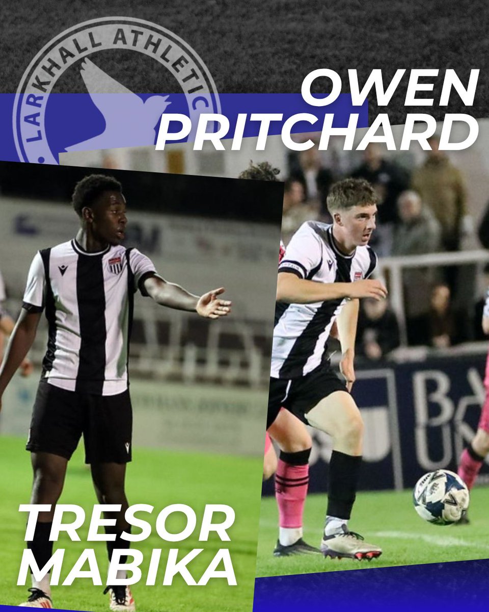 New signings! ⚽️ Larks welcome Tresor Mabika and Owen Pritchard from Bath City Academy on dual registration. Director of Football, Andy Gilbert, introduces the duo and thanks Bath City for their support in bringing the pair to Plain Ham: buff.ly/GiQRJPW 

<a href="/BathCity_FC/">Bath City FC</a>