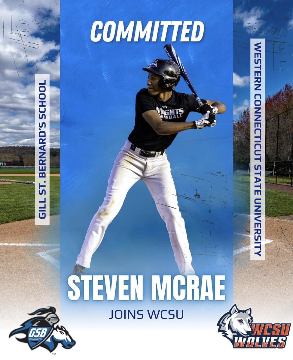 Congrats to Sr. OF Steven McRae on his recent commitment to Western Connecticut State <a href="/WestConnbsbl/">WestConn Baseball</a> !! ⚔️