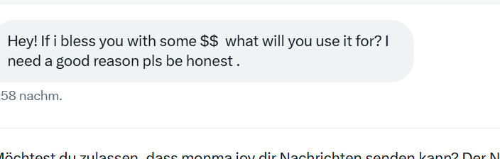 Eine sehr gute Frage !

Oder?