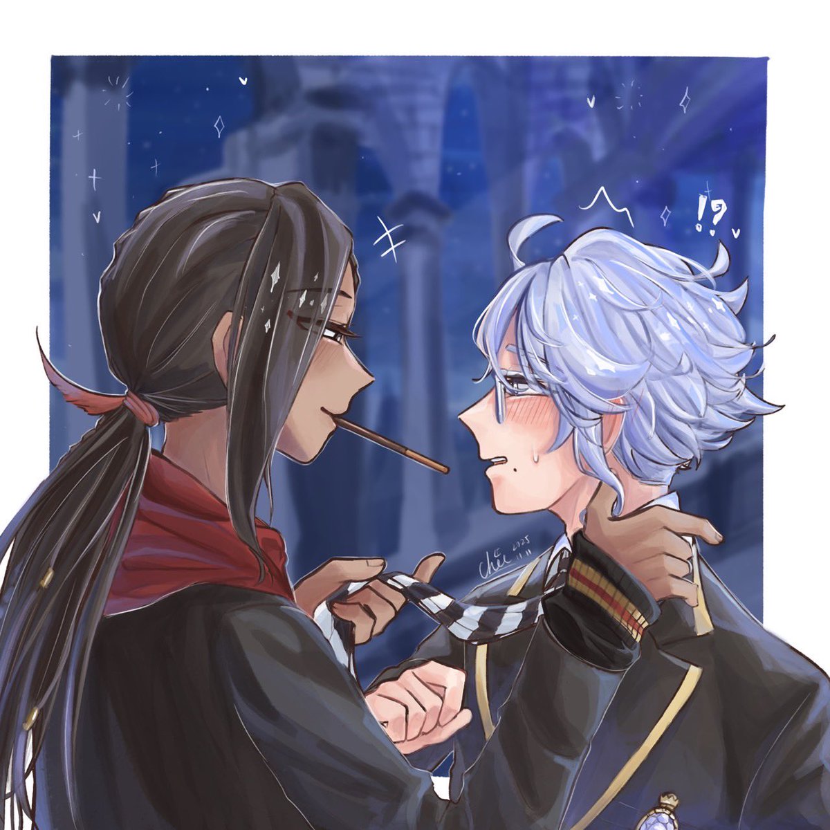 chie___hu's tweet image. ｜🐙🐍｜pocky day
#アズジャミ #azujami #POCKY