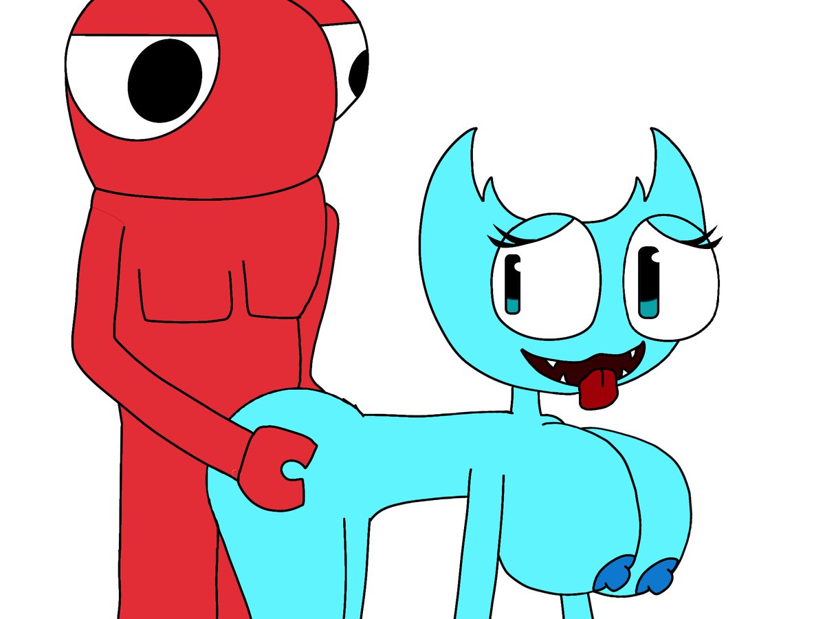 TTovic88829's tweet photo. Here's a Bar's request! Red fucking Sexy Cyan

(Rainbow Friends) https://t.co/TPxsUYzTwk