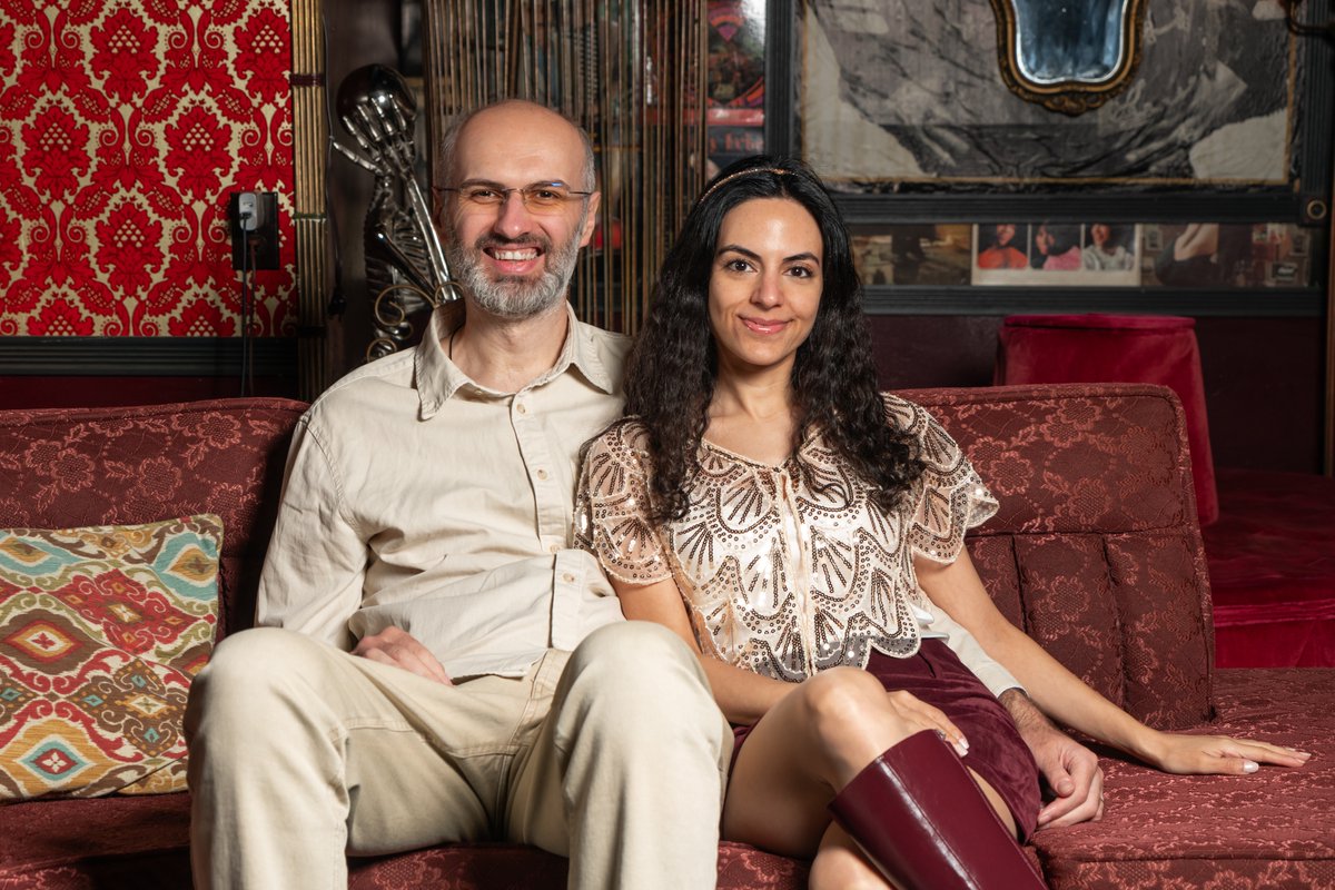 We just got these from a special shoot with <a href="/realDuruYucel/">Duru Yücel</a> by photographer <a href="/JohnnyCallMe/">Johnny Call</a> at <a href="/FilmQuestFest/">FilmQuest</a>! I usually prefer the look of us smiling in photos, but this time I must say I love the serious pic, it's one of my faves of the entire festival tour!