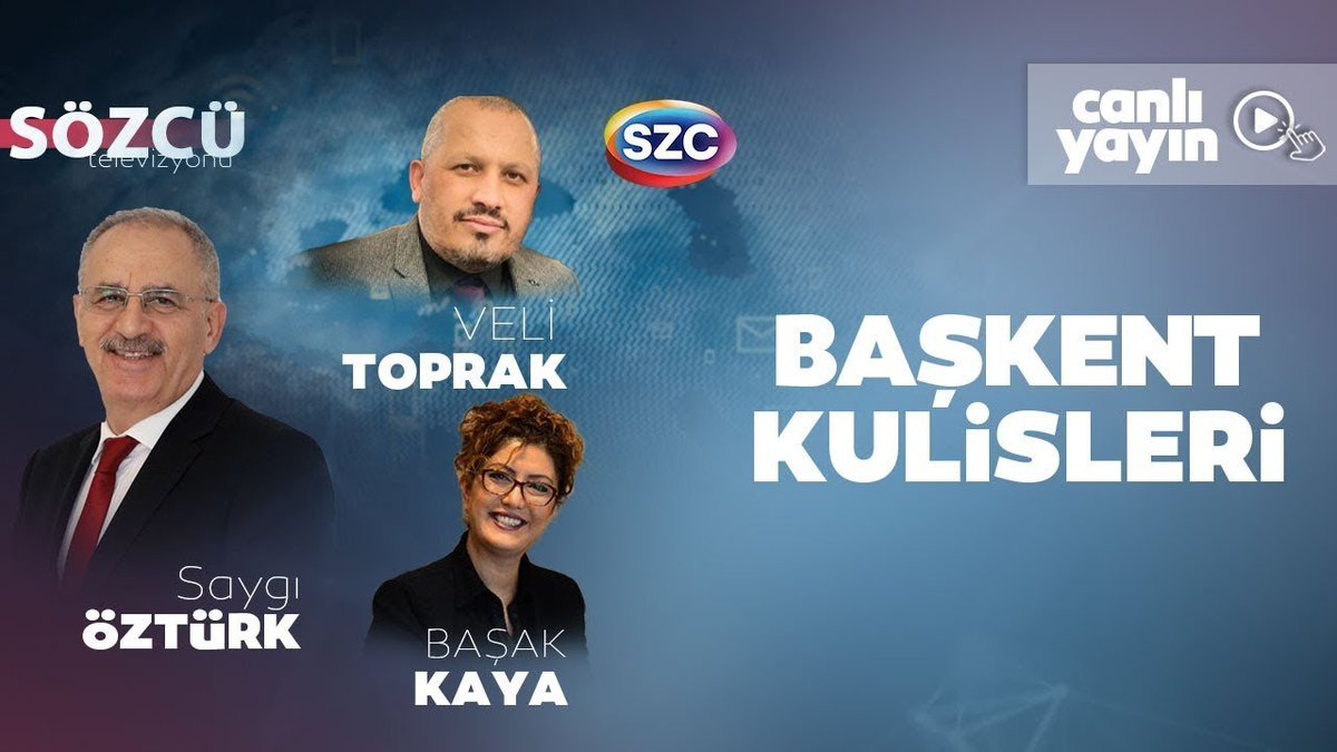 szctelevizyonu's tweet photo. #CANLI Başkent Kulisleri | İBB İddianamesi, İmamoğlu, İmralı, Erdoğan, Özgür Özel, Devlet Bahçeli @saygi_ozturk @toprakveli @basakbsk2 

İBB İDDİANAMESİ NE ZAMAN ÇIKACAK?  PKK'LILAR İÇİN "EVE DÖNÜŞ" YASASI MI HAZIRLANIYOR?  28 ŞUBAT DAVASININ GEREKÇELİ KARARI NE ANLAMA GELİYOR?

Sözcü Medya Grubu Ankara Temsilcisi Saygı Öztürk moderatörlüğünde, Sözcü Gazetesi TBMM Şefi Veli Toprak ve Sözcü Gazetesi Muhabiri Başak Kaya soruyor; 

Zafer Parti Genel Başkan Yardımcısı Fatih Eryılmaz @fatiheryilmaz0 ve 28 Şubat Davası Avukatı Aykanat Kaçmaz yanıtlıyor

https://t.co/5flqfHymKM
