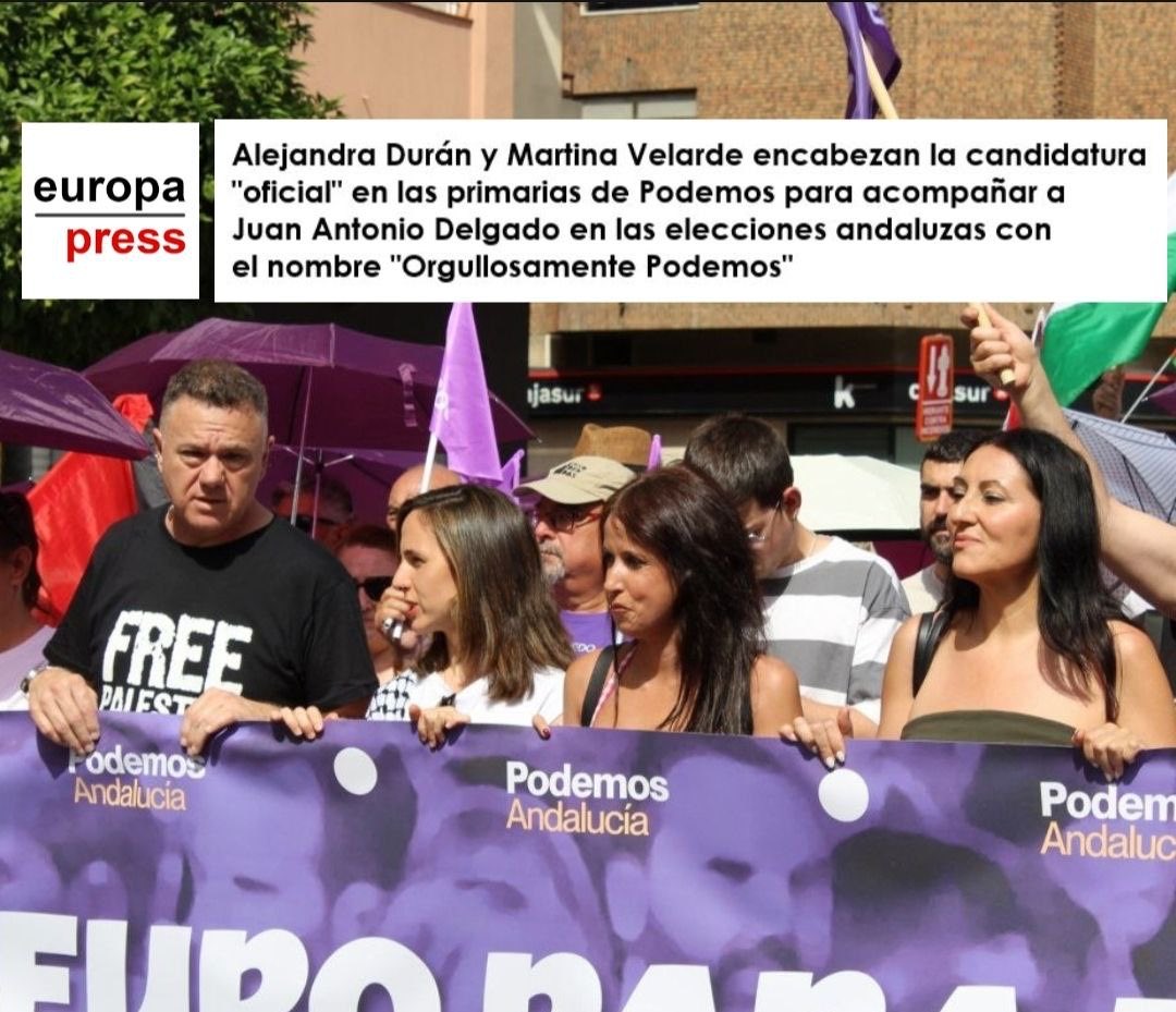 Andalucía necesita más que nunca una izquierda valiente y en pie,que plante cara a Moreno Bonilla y sus políticas.
Toca defender Andalucía de las garras de especuladores.
#SanidadPública 
#educacionpublica 
#Orgullosamenteandaluza 💚
#orgullosamentepodemos💜