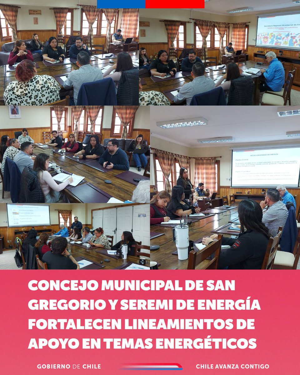 ⚡️ El Seremi de Energía Sergio Cuitiño y su equipo profesional participaron en la sesión del Concejo Municipal de San Gregorio, abordando temas energéticos y entregando apoyo para la Estrategia Energética Local de la comuna ⚡🤝

#Magallanes #Energía #SanGregorio