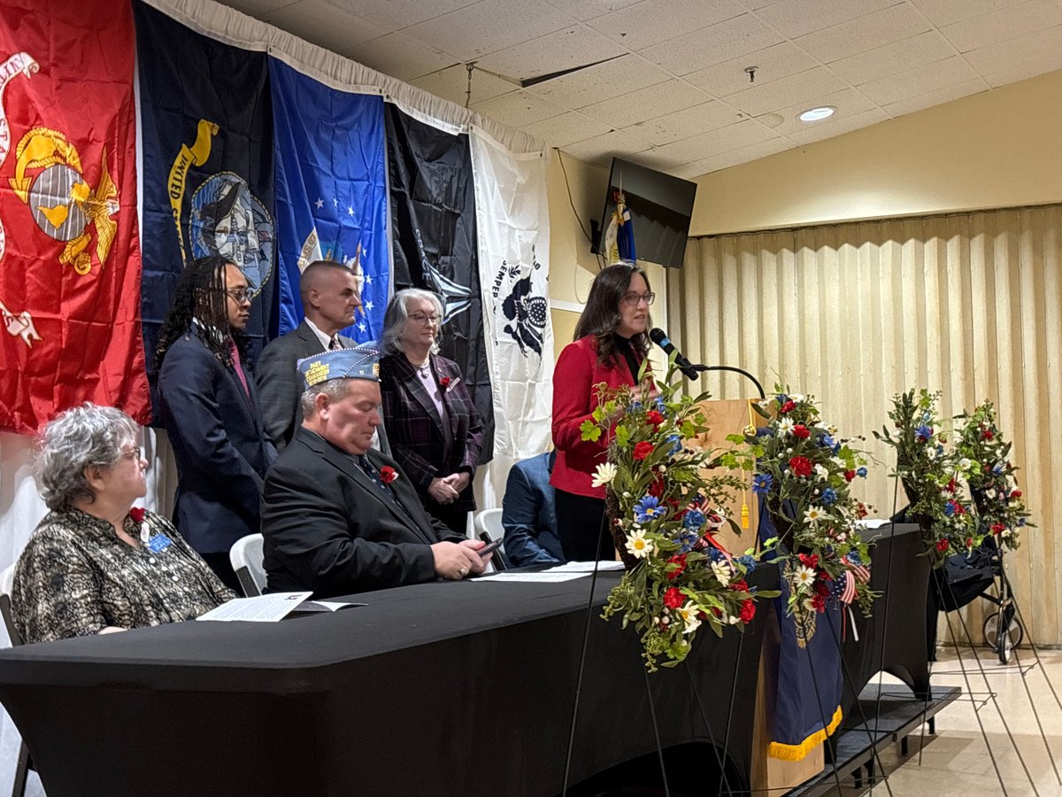 This afternoon, I had the privilege of attending the Francis Scott Key Post 11 American Legion Veterans Day ceremony. A heartfelt thank you to everyone who honored the service of our courageous men and women who have defended our freedom  and dedication to protecting our country.