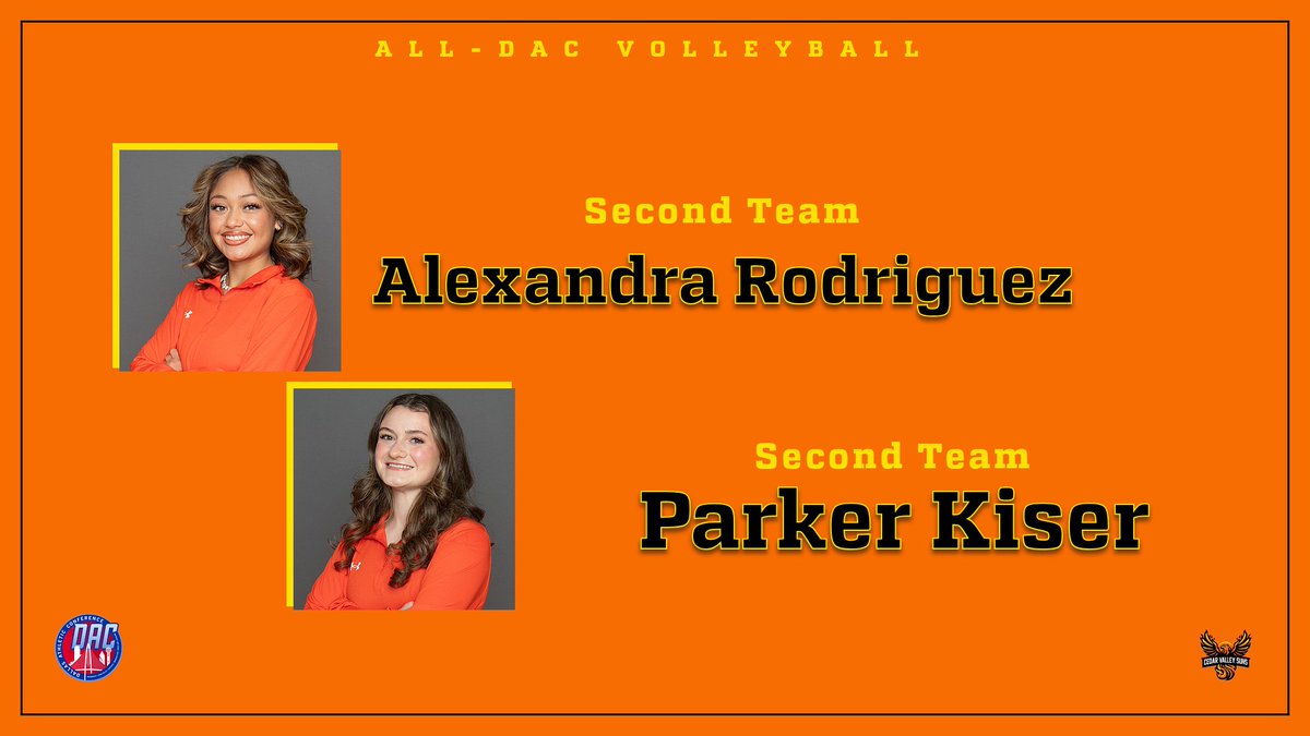 Kiser, Rodriguez Earn Second Team All-DAC Honors

🗞️ cvcsuns.com/sports/wvball/…

#DACVolleyball | #CedarValleySuns