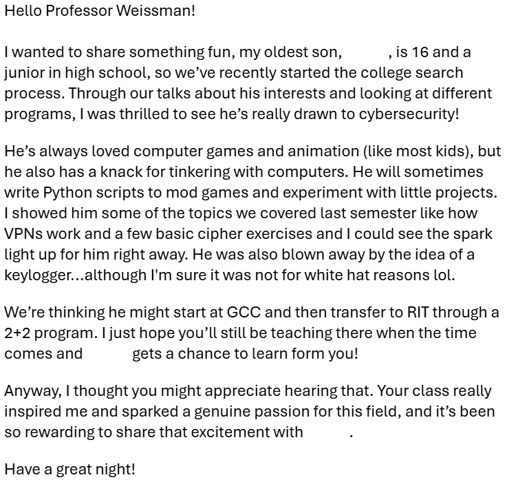 CSCPROF's tweet image. #LikeFatherLikeSon #Networking #Cybersecurity