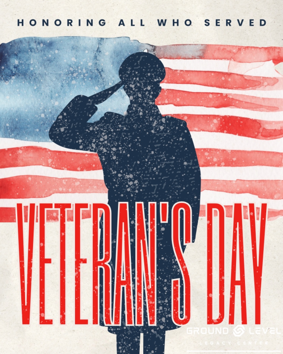 With respect, honor, and gratitude, today, we salute the brave men and women who’ve protected our freedom. #VeteransDay2025 #Gratitude #GroundLevelLegacyCenter