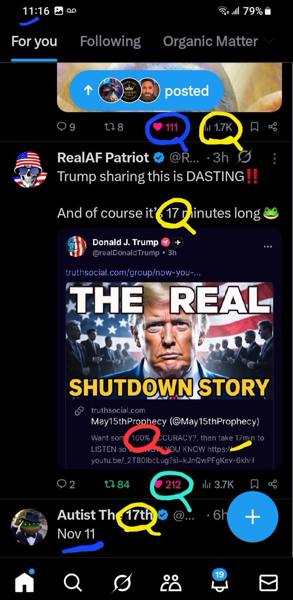 DeanDavis33's tweet image. 🐸1️⃣7️⃣ #Seventeen 🪞
7️⃣🐇1️⃣ #SevenOnes 
2️⃣1️⃣2️⃣ #TwoOneTwo 
🎰 #WhatAreTheOdds 🪽
1️⃣0️⃣0️⃣ #HundredPercent