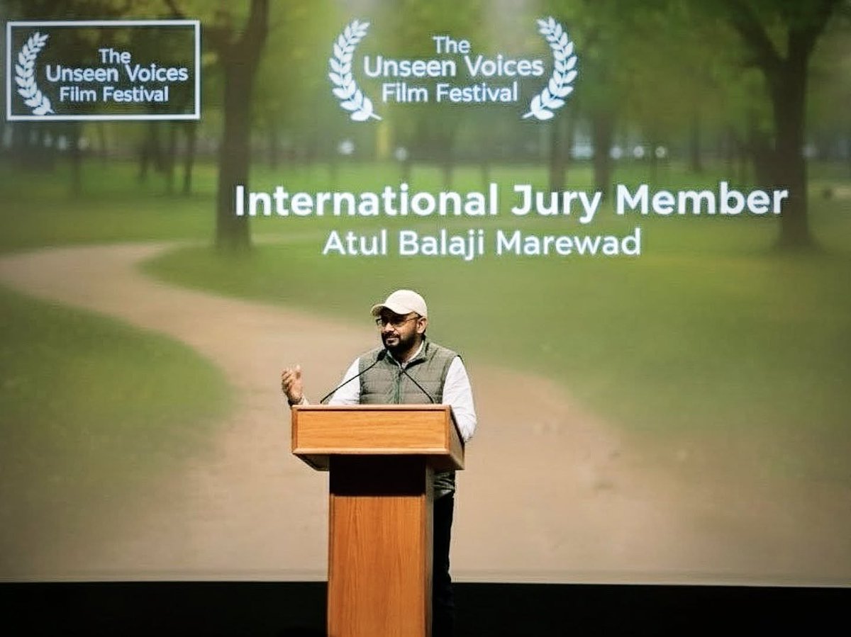 MarewadAtul's tweet photo. Honored to be a Jury Member for the The Unseen Voices Film Festival.Thank you to the team and Director for the invitation.
🥰😍🎥📽️🎈🌸🦋🐝 https://t.co/R8D5woPWJR