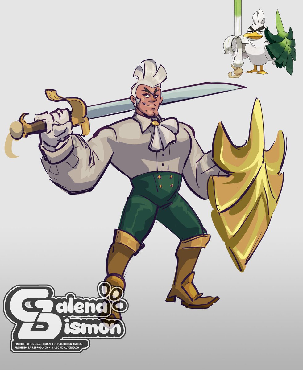 Galena_Bismon's tweet image. Pokegijinka scribbles: Sirfetch&apos;d
#pokemon #sirfetchd