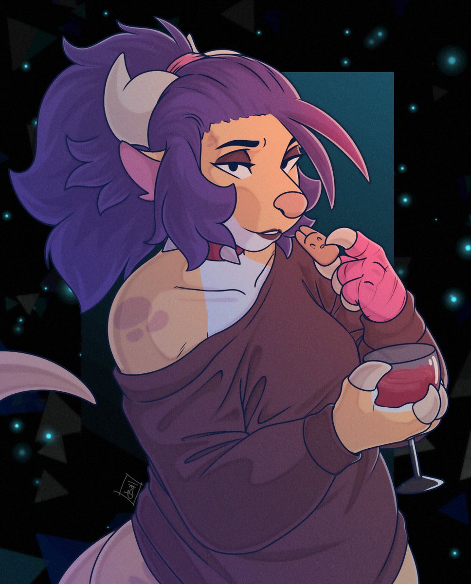 Un poco de vino y galletas~