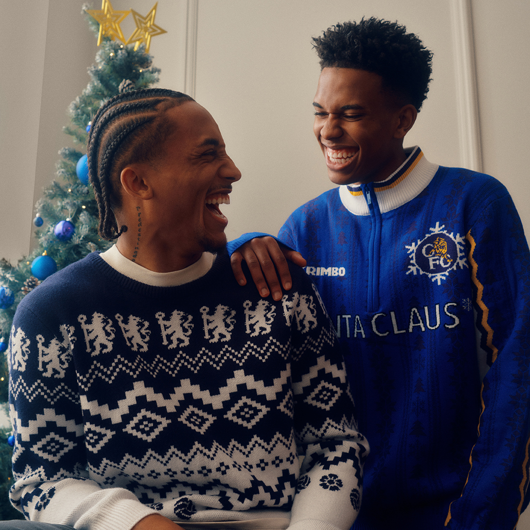 ChelseaFC's tweet photo. Joga Bonito meets SW6. ​
​
A first Blue Christmas for our Brazilians. 🇧🇷