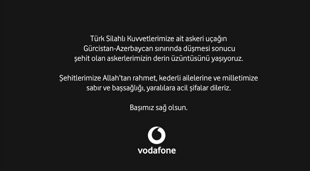 Vodafone Türkiye tweet media