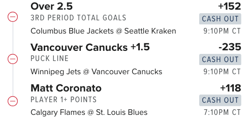 FanDuel NHL Parlay Boost 🚨

EV: 18%
FV: +707
QK: 0.5u