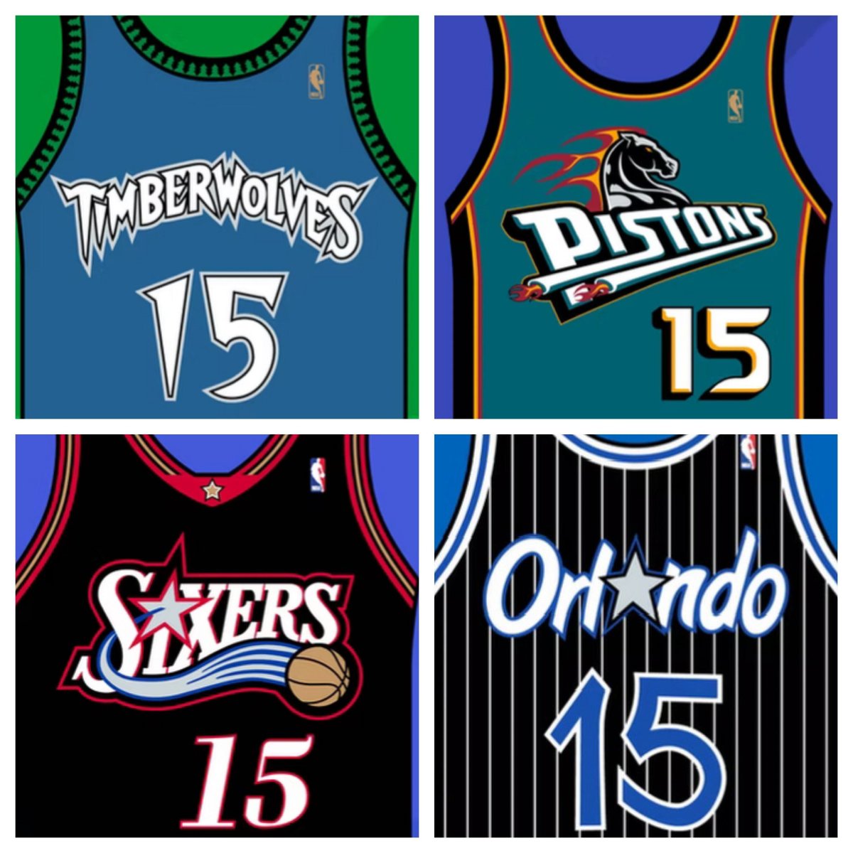 We’ve seen some 🔥 picks from the community for the best throwback NBA jerseys. Here are 4 of your favorite submissions.

Which of these jerseys would you want to see in NBA THE RUN? VOTE below 👇 and rep your squad!

#NBATHERUN #ThrowbackThreads #JerseyTalk