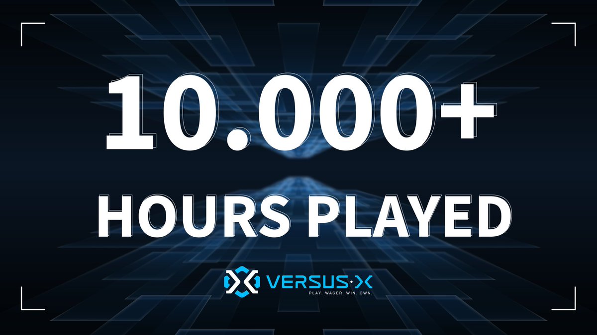 PlayVersus_X's tweet image. Over 10,000 hours played already in Season 0 of Versus-X!🚀

Thank you for your continued support and for playing the game. We grow together!📈

Your game, Your story!💙
