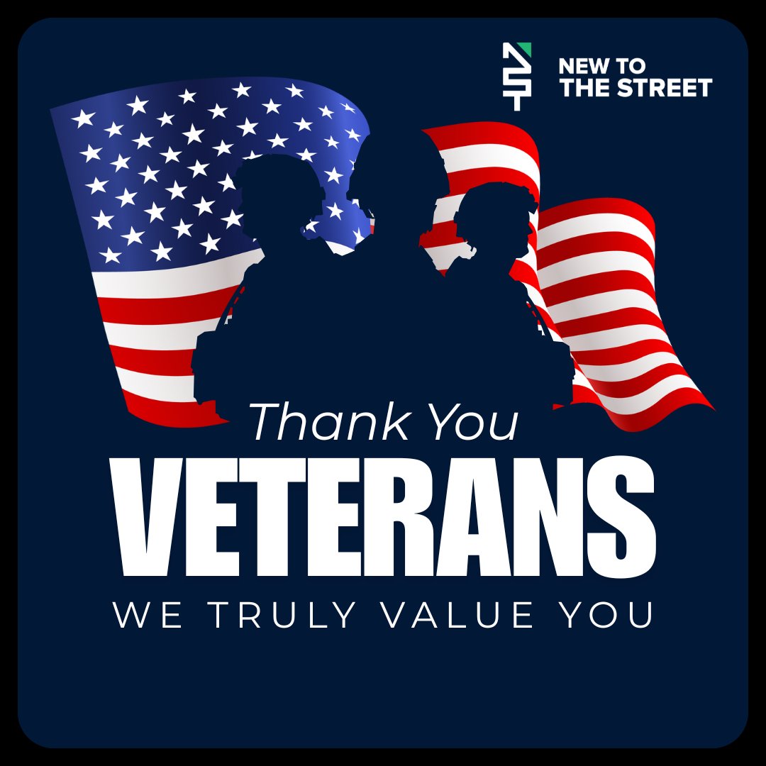 NewToTheStreet's tweet image. Honoring Our Heroes This Veterans Day 🇺🇸🙏🏼

Today, we salute the brave men and women who have served and sacrificed for our freedom. Your courage, dedication, and resilience inspire us all. 💙❤️🤍

#veteransday #thankyouveterans #honorandrespect #usa #freedom #gratitude #service