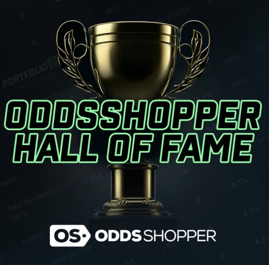 🏆 The OS Hall of Fame just got better 🏆

Introducing: COPPER Tier 🥉

One week of $250+ profit earns you a FREE Week of 
<a href="/PortfolioEV/">Portfolio EV by OddsShopper</a>.

Full <a href="/OddsShopperHOF/">OddsShopperHOF</a> Details:

oddsshopper.com/hall-of-fame