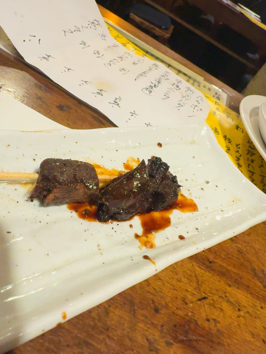 今日人生初ジンギスカンに鹿肉食べた笑