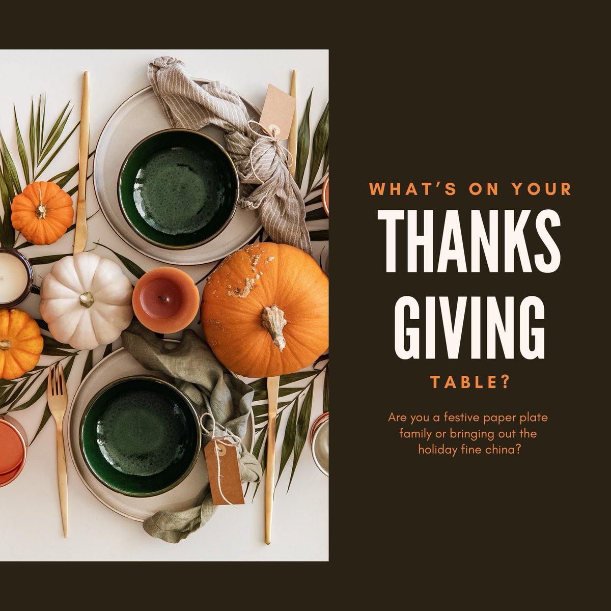 ConfideResearch's tweet image. What kind of table are you setting for the holidays this year? Are you more of a festive-paper-plates with little cleanup person? Or a bring out all of the finest china person? Let's chat about it below!