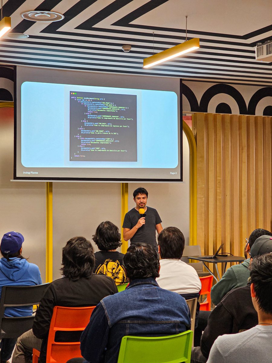 javamexico's tweet photo. 🚀 Grandes charlas impartieron Irving y @geezy_lucas en nuestro meetup de Noviembre! 🎃

🔴 Ya pueden ver la grabación con capítulos en nuestro canal de YouTube! 💪
https://t.co/0FkcrK2TVJ

Gracias a @EncoraJobs por el espacio, fue muy grato regresar a sus oficinas 🫶🙌 https://t.co/uq37VcAuzP