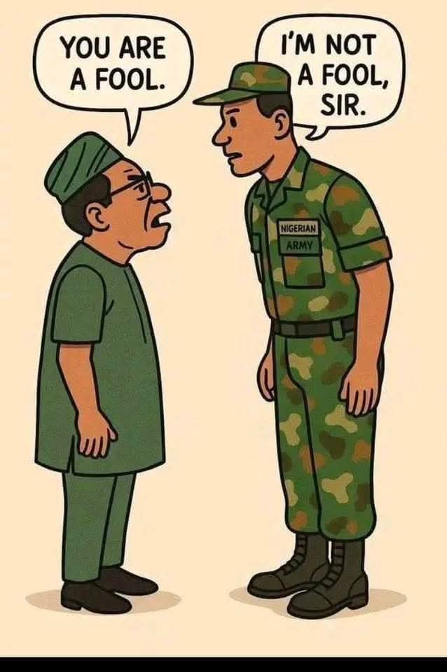 imajicktv's tweet image. A Minister calling a commissioned officer a fool in public

 A commissioned officer going to guide private land in a country fighting insurgency for 15yrs.