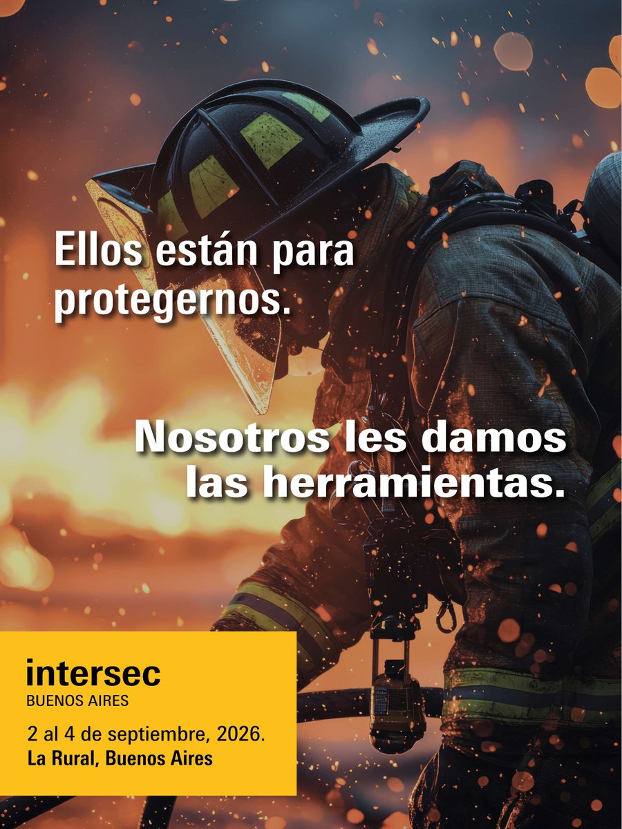 Intersec_BA's tweet image. Intersec Buenos Aires es el lugar donde esas herramientas se encuentran con quienes las necesitan: los equipos que protegen vidas todos los días.

🔥 Cerrá el año asegurando tu participación
📩 intersec@argentina.messefrankfurt.com

🗓️ 2 al 4 de septiembre, 2026
📍 La Rural