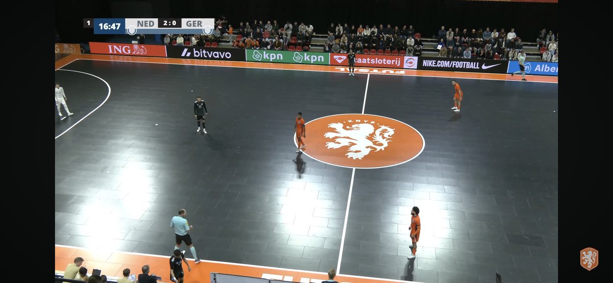 mauricewaalboer's tweet image. Leuke wedstrijd gezien Nederland gewonnen van Duitsland met 4-0 #neddui @OranjeFutsal