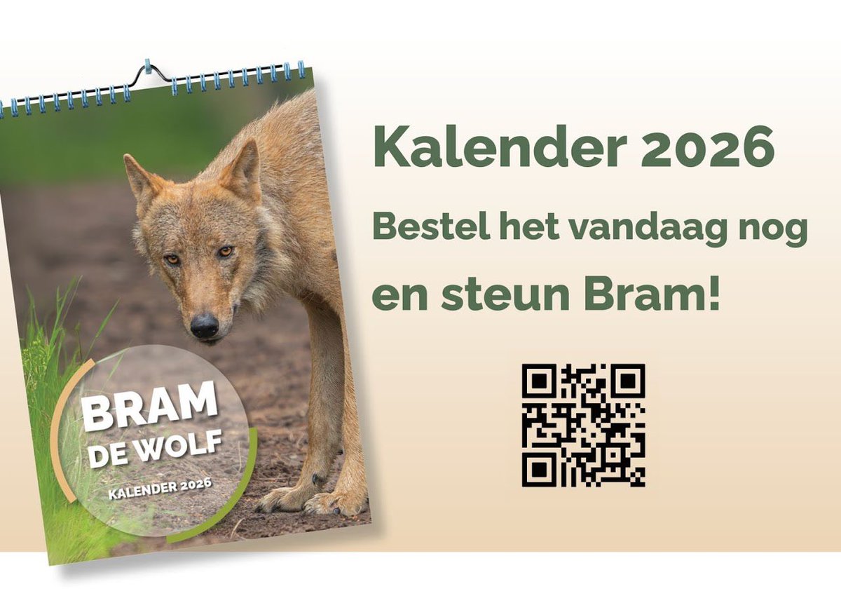 elineverburg's tweet photo. Wisten jullie dat je een Wolf Bram Kalender 2026 kunt bestellen? #wolfbram Leuk cadeau voor @Denkjewel bijvoorbeeld https://t.co/qmbG3Q32M5