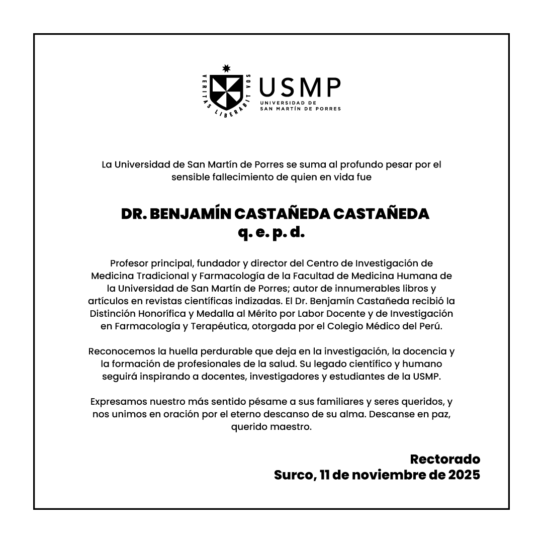 Universidad de San Martín de Porres tweet media
