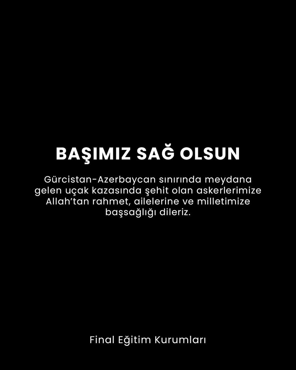 BAŞIMIZ SAĞ OLSUN.
