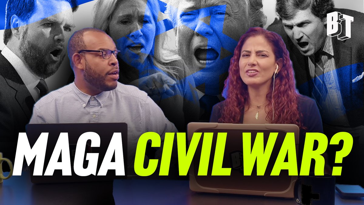 Is there a MAGA civil war over Israel? And what does it mean for the left? 

<a href="/EugenePuryear/">Eugene Puryear</a> and <a href="/RaniaKhalek/">Rania Khalek</a> debate the rise of right-wing critics of Israel.

WATCH: youtu.be/TUF4mHp-du4