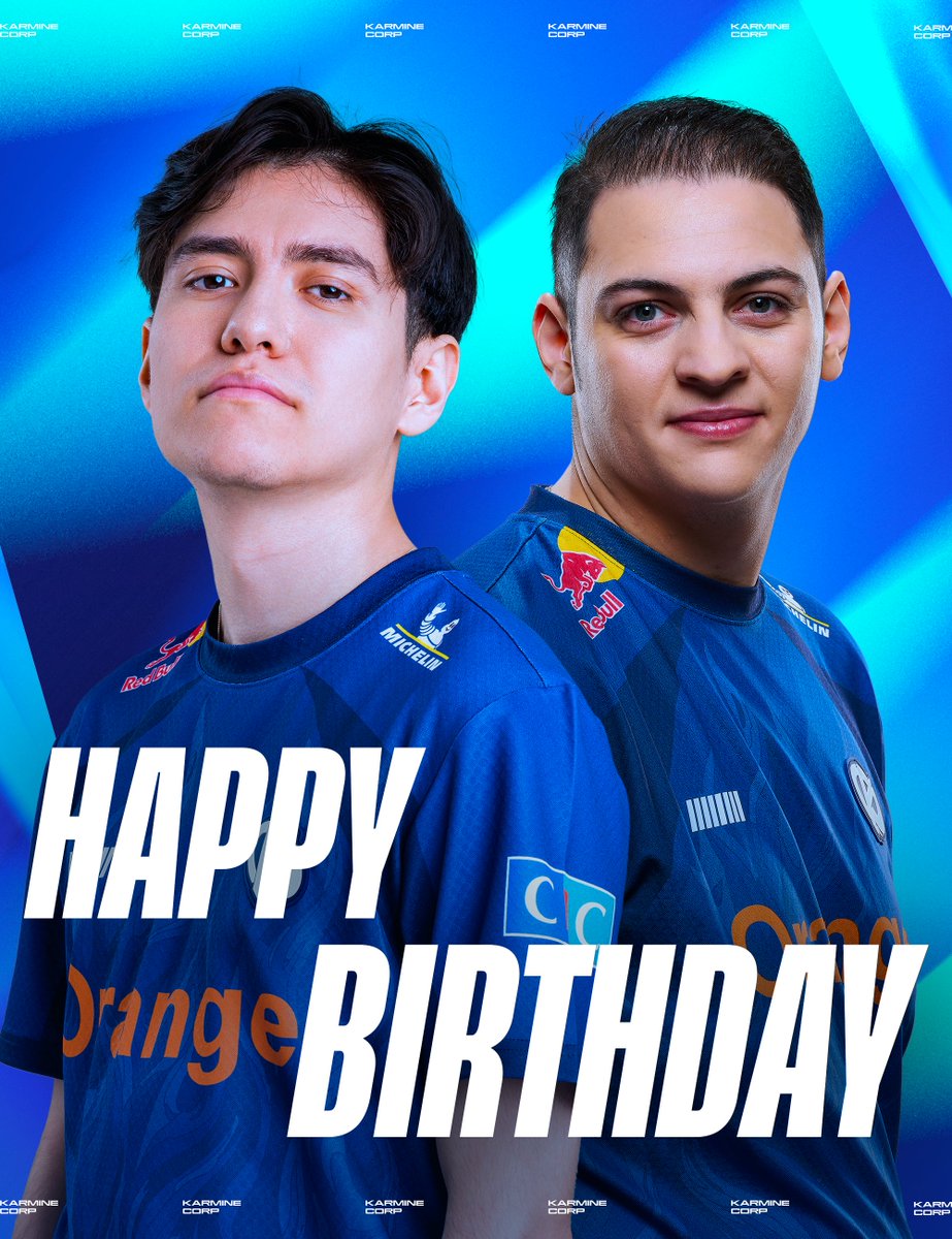 KarmineCorp's tweet image. Tir groupé : souhaitons un joyeux anniversaire à @YikeLoL &amp;amp; @Blidzy_lol 🎂