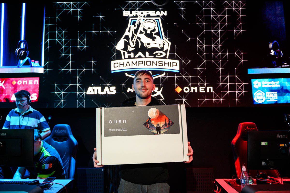 European Halo Championship powered by <a href="/HyperX/">HyperX</a>  <a href="/OMENbyHP_UK/">OMEN UK</a>⚔️Halo Infinite FFA Champion!

<a href="/CaseyLunny/">Lunny</a> crushed the H3 2v2 then swept aside even his former teammate to win #1 in the FFA🎁

Huge thanks to <a href="/HyperX/">HyperX</a> @OMEN for providing the OMEN 25 Esports Monitor - 360hz | 1ms prize!