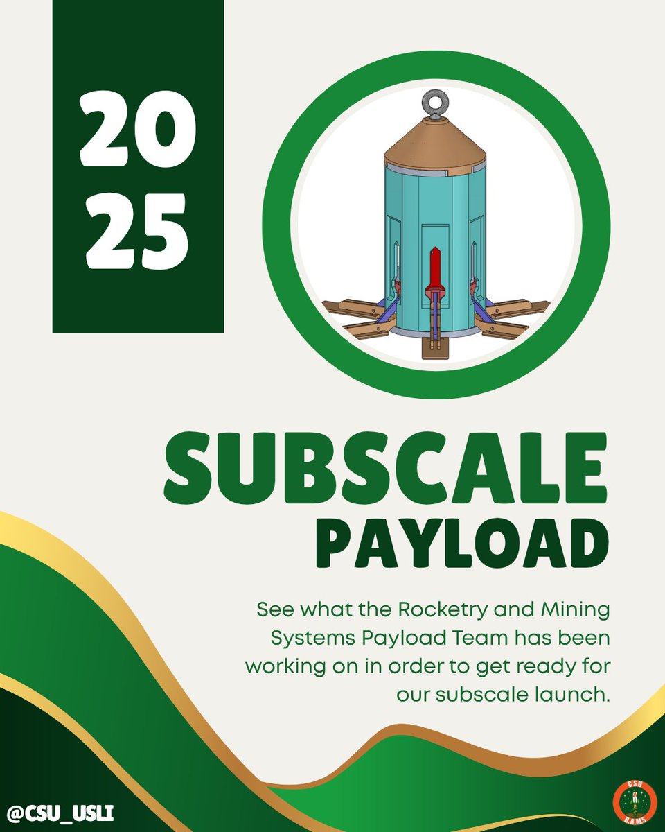 CSU_USLI's tweet image. From design to data, we iterated the CAD, wired the prototype electronics, and started reading clean sensor values on the bench.

#USLI #StudentRocketry #Aerospace #Subscale #Payload