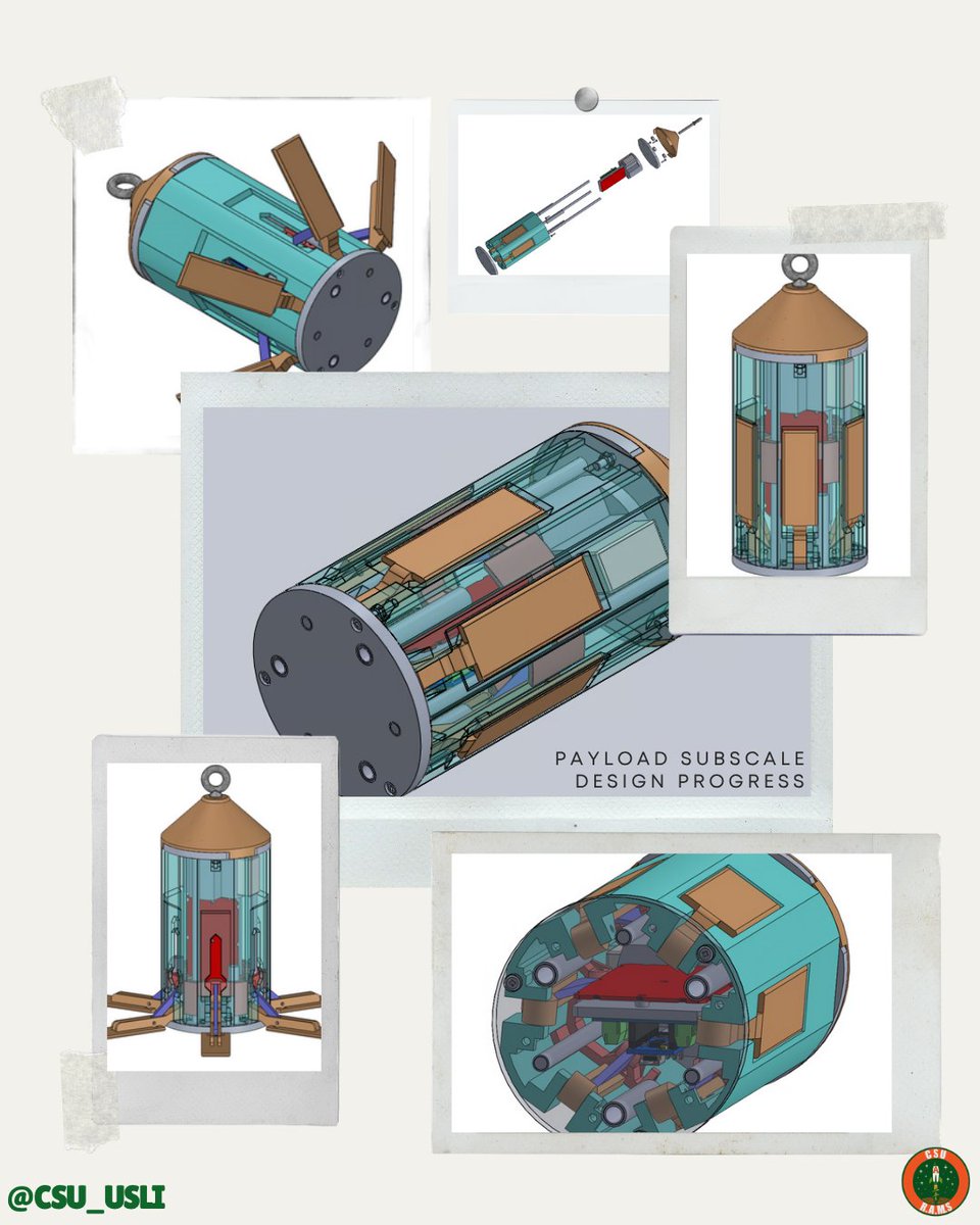 CSU_USLI's tweet image. From design to data, we iterated the CAD, wired the prototype electronics, and started reading clean sensor values on the bench.

#USLI #StudentRocketry #Aerospace #Subscale #Payload