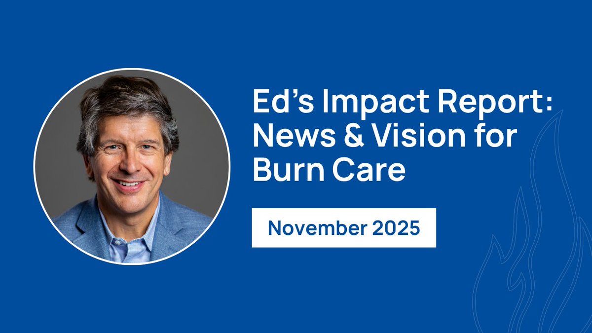 The November Impact Report is here! 📣 

ABA CEO Ed Dellert reflects on a year of progress in burn care, highlighting disaster preparedness, community collaboration, and the launch of the redesigned ABA website. 

🔗 Read the full report here: bit.ly/4hU00hq