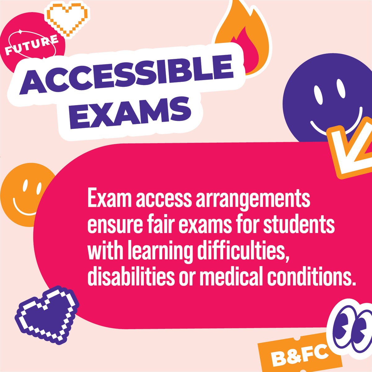 b_and_fc's tweet image. We ensure that all students have fair access to assessments ⭐

Our Learning Support Team works with learners to arrange exam access arrangements such as extra time, readers or quiet spaces, based on individual needs and evidence.

B&amp;amp;FC benefits from an experienced team of…