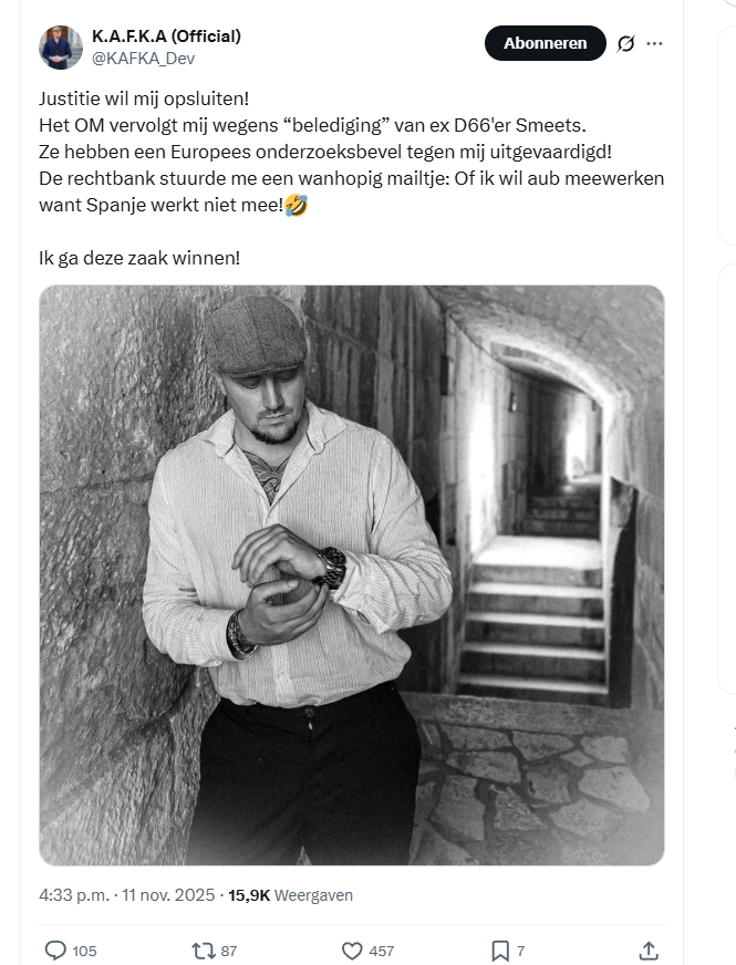 Wie het laatst lacht, lacht het best.
En dat is niet K.A.F.K.A.