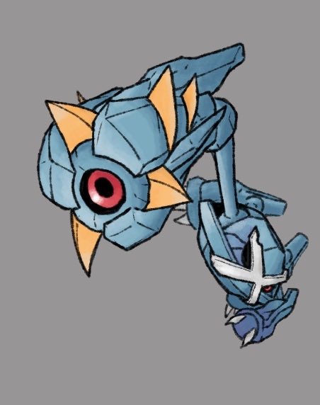 tahnaloht's tweet photo. Jumping into the deviant pokemon trend with Malformed Metagross
When 4 Beldum try to fuse into Metagross directly, it can result in one of the Beldum absorbing the minds of their friends and resulting in an overgrown arm that assumes the role of the main body
#DeviantPokemon https://t.co/879yknB1fo