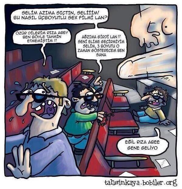 Şu şekil bir film çekerler valla öyle bir durumda