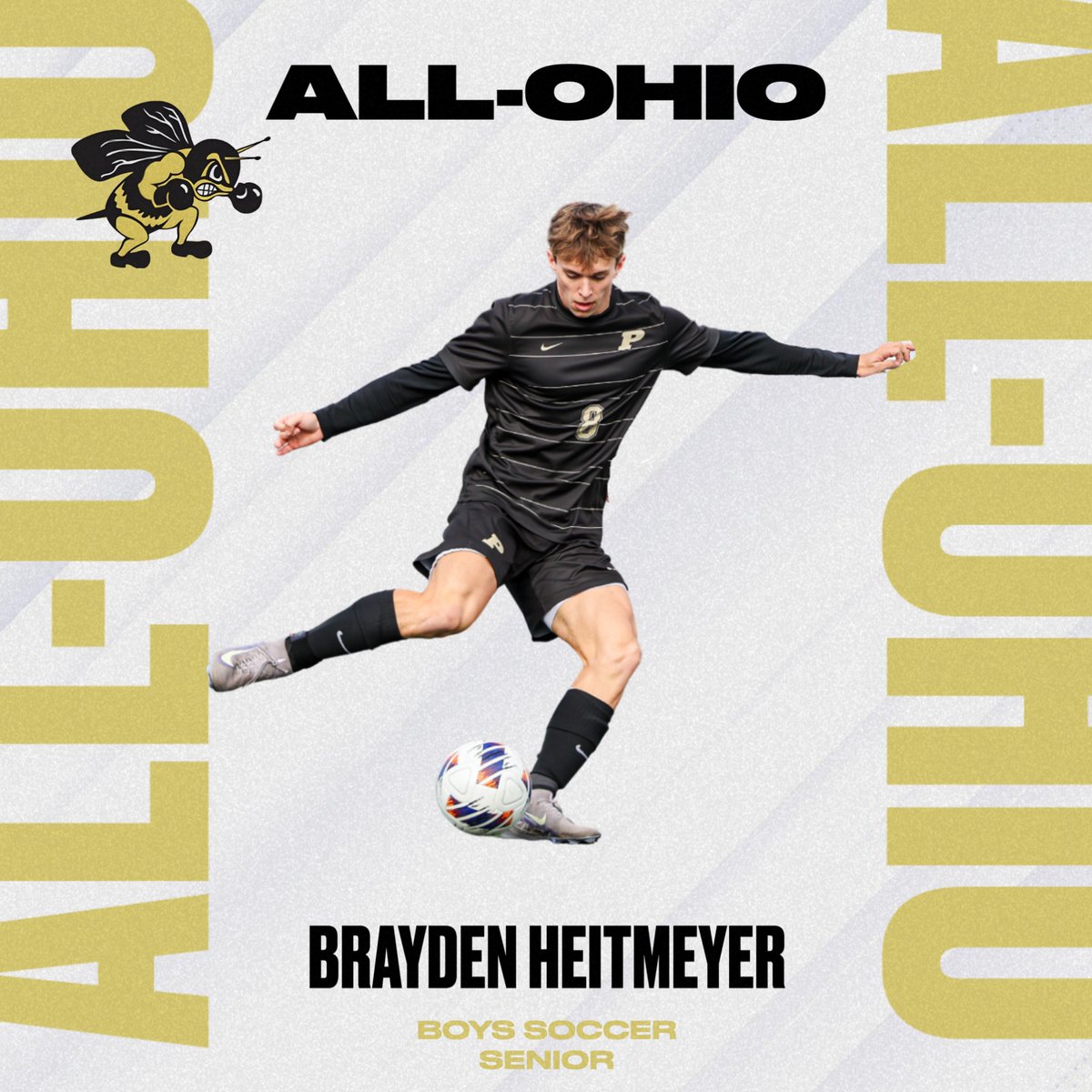 PburgAthletics's tweet image. Congratulations to Brayden Heitmeyer on earning ALL-OHIO honors! Your hard work and leadership made this season unforgettable! 🐝💛 #AllOhio #GoJackets
