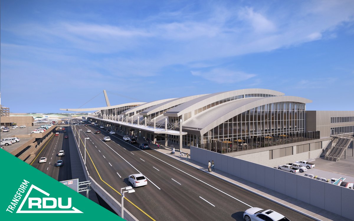 RDUAirport's tweet photo. Our future is taking shape. Weβre investing $2.5 billion over the next decade to #TransformRDU β building a new runway, more parking, an expanded Terminal 2 and a better roadway.
Follow our progress at https://t.co/A5UjrRQmUS. https://t.co/CdjyCnHYkh