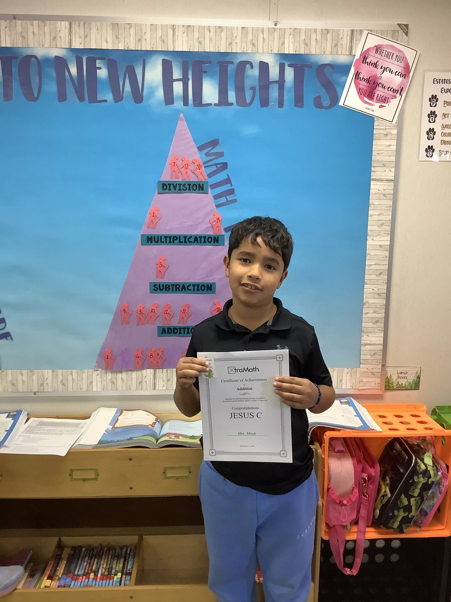 MrsMookEES's tweet image. Jesus mastered his addition ➕ facts on Xtra Math and is a Super Improver! @EESpanthers @XtraMath_US