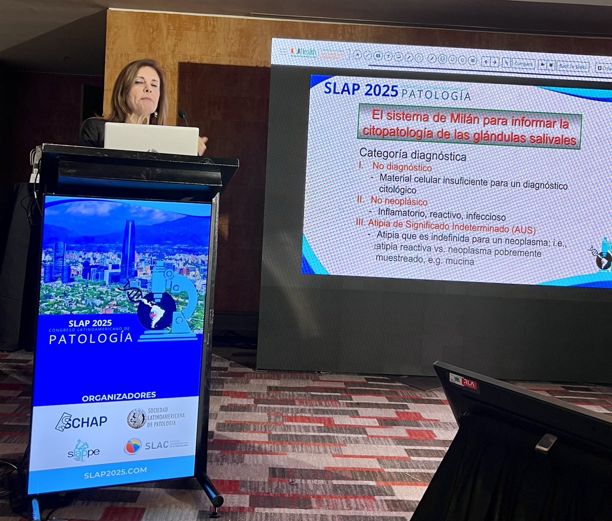 FridaRosenblum's tweet image. Citopatologia al maximo! Buenisimas charlas, excelentes expositores y buenos momentos. #SLAC #SLAP2025