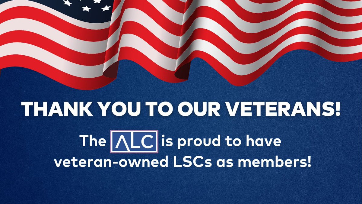 ALC_US's tweet image. Today, we honor the courage, commitment, and sacrifice of all who have served the United States. We are especially grateful to the veteran-owned LSCs that are ALC members.

Thank you for your service! 🇺🇲
#VeteransDay