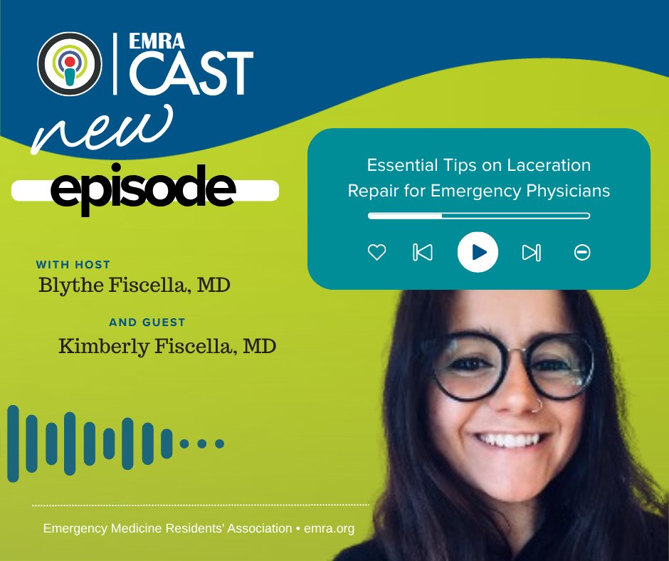 emresidents's tweet image. What’s your go-to technique for laceration repair? 

🎧Check out the latest #EMRACast for expert tips on suturing, skin repair, &amp;amp; handling soft tissue injuries in the ER: bit.ly/4oDRarp

@christianaEMed @AlbanyMed

#EM #MedEd #EMRA #Suturing #ResidentLife